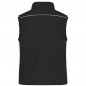 Professional, light softshell vest in 'classic' look with high-quality details