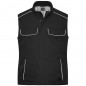 Professional softshell vest with warm inner lining and high-quality details in 'classic' look