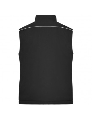 Professional softshell vest with warm inner lining and