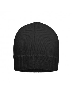 Tight-fitting knitted cap with ribbed border