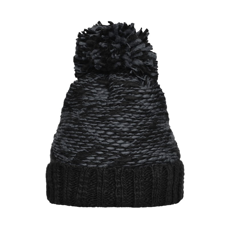 Casual cap with extra-large pompon