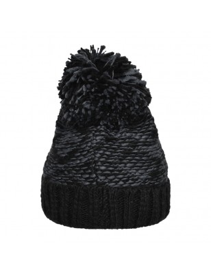 Casual cap with extra-large pompon