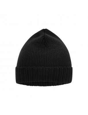 Knitted promotion beanie with brim