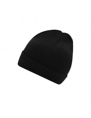 Knitted promotion beanie with brim