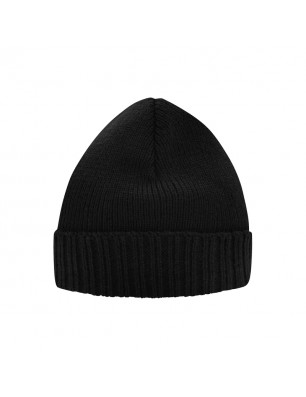 Knitted promotion beanie with brim