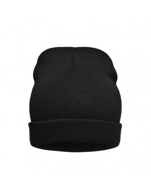 Very light knitted promotion beanie with brim