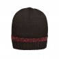 Melange knitted beanie with brim