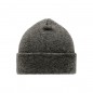 Melange knitted beanie with brim