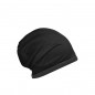 Casual beanie with fleece border in contrasting colour