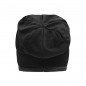 Casual beanie with fleece border in contrasting colour