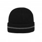 Classic knitted beanie with a reflective stripe on the brim (without protective function / no PPE)