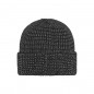 Warm knitted beanie with reflective accents (without protective function / no PPE)