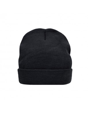 Warm knitted cap with interlining made of Thinsulate™