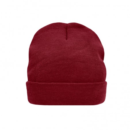 Warm knitted cap with interlining made of Thinsulate™