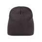 Slim-fitting knitted cap without brim