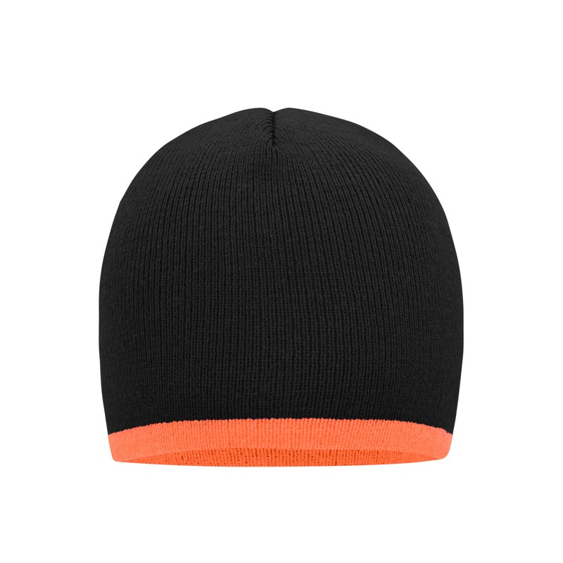 Tight-fitting knitted cap without brim