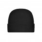 Warm fleece cap with wide brim