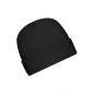 Warm fleece cap with wide brim