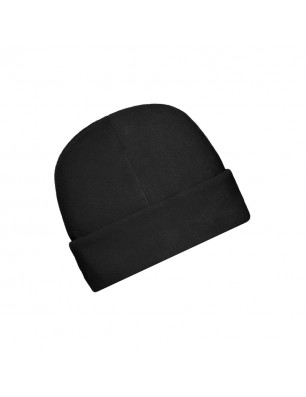 Warm fleece cap with wide brim