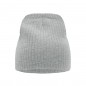 Knitted cap in rib look