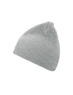 Knitted cap in rib look