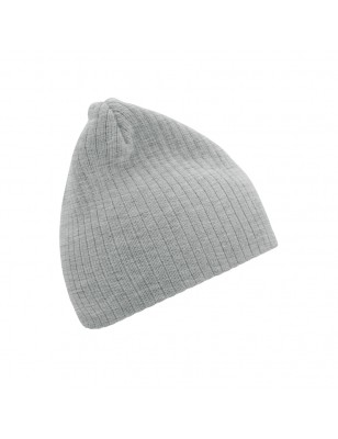 Knitted cap in rib look