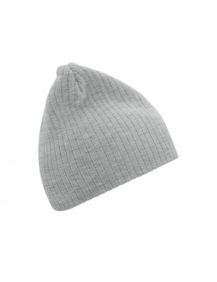 Knitted cap in rib look