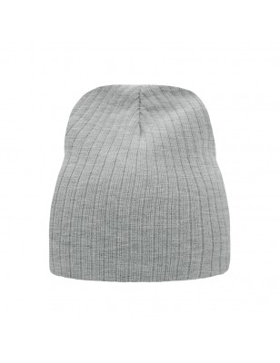 Knitted cap in rib look