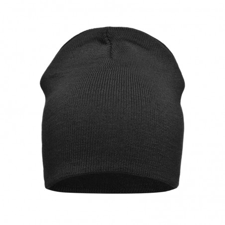 Close-fitting beanie without brim