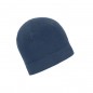 Microfleece cap with decorative flat seams