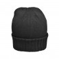 Elegant knitted hat with brim