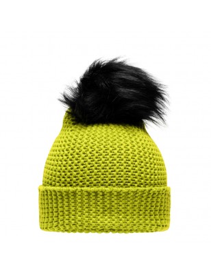 Casual beanie with extra large pompon