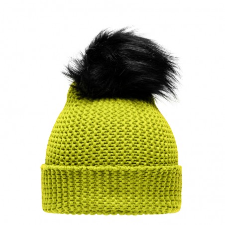 Casual beanie with extra large pompon