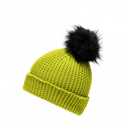 Casual beanie with extra large pompon