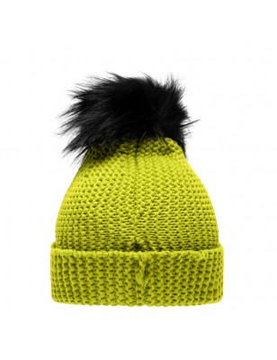 Casual beanie with extra large pompon