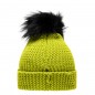 Casual beanie with extra large pompon