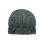 Melange beanie with brim