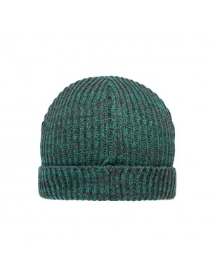 Melange beanie with brim