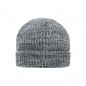 Melange beanie with brim