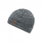 Melange beanie with brim