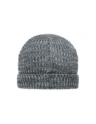 Melange beanie with brim