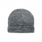 Melange beanie with brim