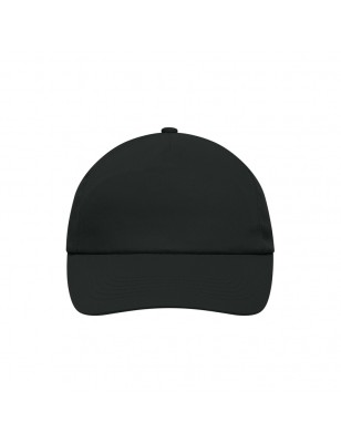 Promo cap with flap-lamination in front panel