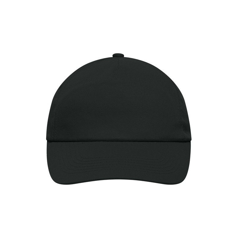 Promo cap with flap-lamination in front panel