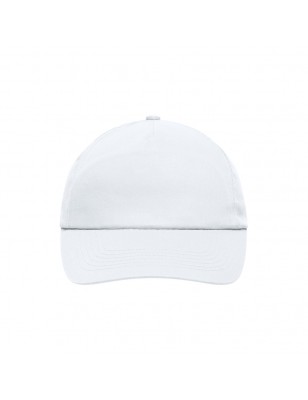 Promo cap with flap-lamination in front panel