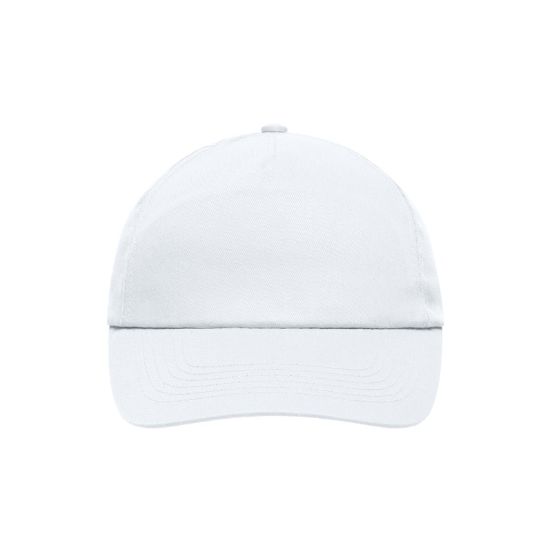 Promo cap with flap-lamination in front panel