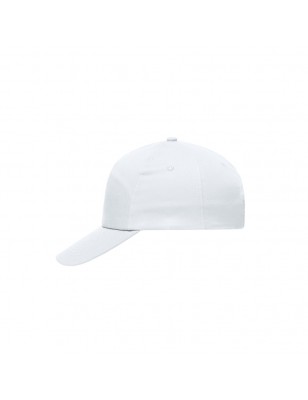 Promo cap with flap-lamination in front panel