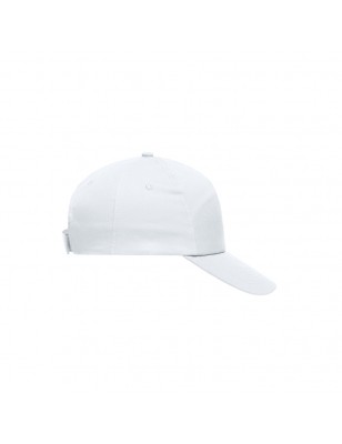 Promo cap with flap-lamination in front panel