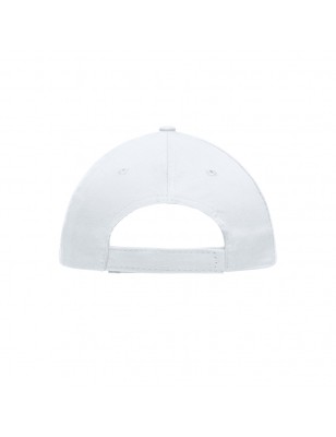 Promo cap with flap-lamination in front panel