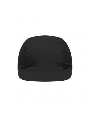 Promo cap with vertical panel and elastic band